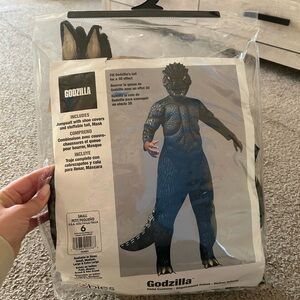 Godzilla Kids Costume with Tail and Mask